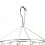 Stainless Steel Multi Clip Clothes Drying Hanger, No Loop Round 8