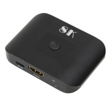 2x1 HD Multimedia Interface Switcher 8K60Hz Aluminum Alloy Splitter with Remote
