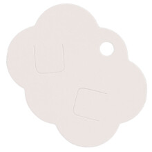 Hair Clip Cards Stylish Necklace Packaging Cards-White