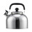 (Silver, 3L) Large Capacity Whistling Kettle Whistle Tea Kettle Essential Water 3