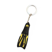 Set van 1 delicate scuba-vinnen sleutelhanger creatieve-Geel