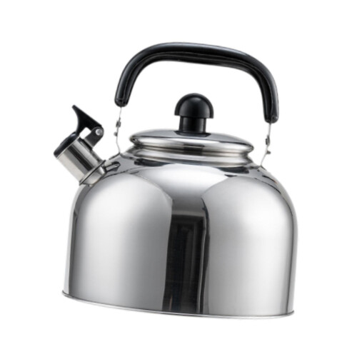 (Silver, 3L) Large Capacity Whistling Kettle Whistle Tea Kettle Essential Water 1