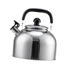 (Silver, 4L) Whistling Kettle Whistle Tea Kettle Water For Boiling Water Essential