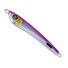 Sinking Fishing Lure With Holographic Foil And Bright Shiny Color Metal Material, Durable Molded Body For Microbait Patterns And Super Light Jigging I
