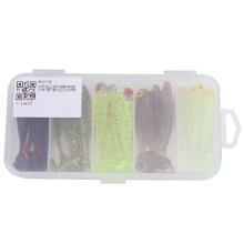 Unmatched Fishing Experience, Artificial Shad Minnow, Paddle Tail Swimbaits For Sea & Freshwater Fishing Adventures (30Pcs)