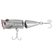 Fish-Like Shape Fishing Lure With Vivid 3D Eyes, High-Quality Plastic Material Bass Fishing Hard Bait With Incisive Treble Hooks For Fresh And Salt Wa