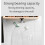 Under Cabinet Storage Hooks for Rotating Kitchen Hooks, 360 Degree Rotation Seamless Adhesive Base for Kitchen Bathroom Balcony (Gray) 3