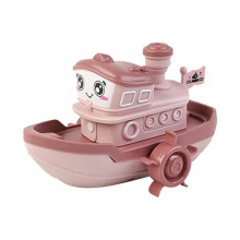 Smooth Rounded Edges Bath Toy for Toddlers, Clockwork Design Travel On Water Non-Toxic Plastic Bath Toy for Bathtubs and Swimming Pools