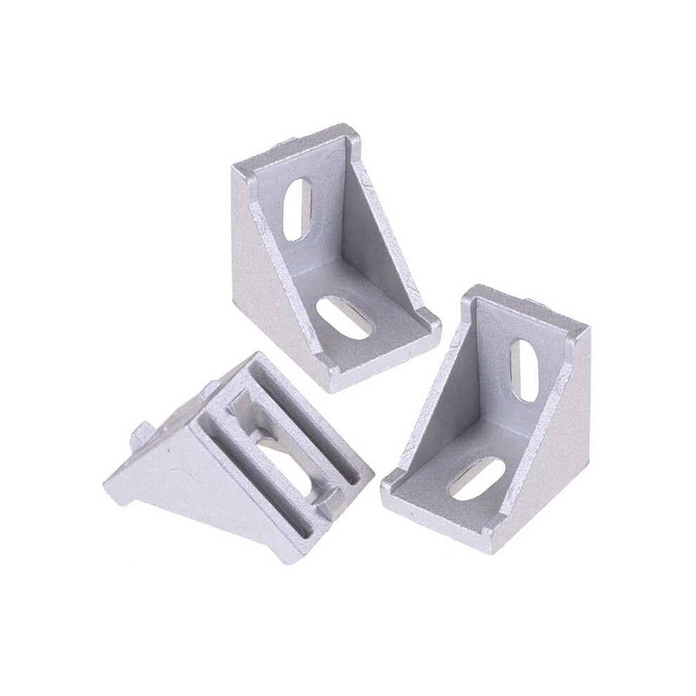 Corner Braces For Industrial Aluminum Frame Structures, 2020 3030 4040 Nut 6/8 Joint Reinforcement, Winkelverbinder With Integrated Fasteners For Cnc 9358999344652