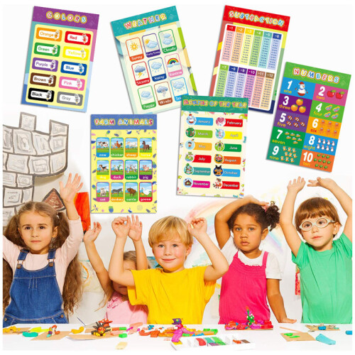 (16 Educational Posters) 16 Children's Early Education Posters 1