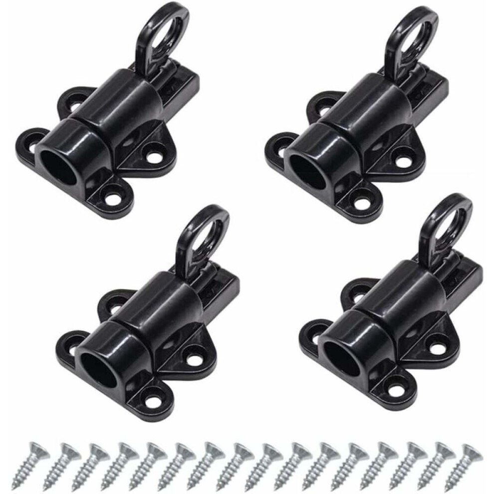 Spring Loaded Door Latch For Cabinet And Window, Self-Latching Design Sturdy And Durable Aluminum Alloy Security Lock With Spring Bounce Door Bolt, 9358999521459