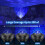 Remote Control Galaxy Projector, Star Projector with Timer Function, Bluetooth Speaker and Voice Control, 21 Mode Night Light with 360 Rotation for 4