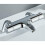 Solid Brass Thermostatic Bathtub Mixer, Turbo Thermostatic Technology for Precise Temperature Control, Wall Mounted with Ceramic Core Valve, Easy 1