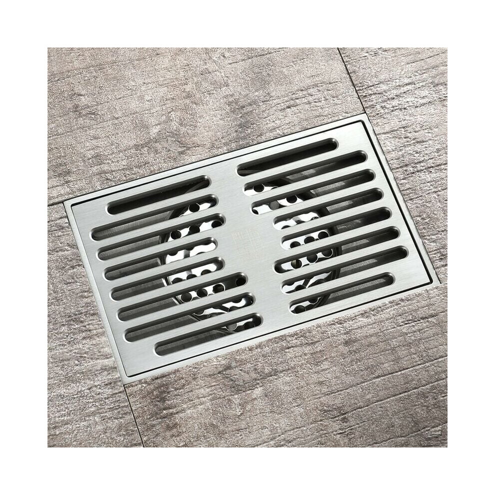 Embedded Invisible Drain, Solid Brass Linear Shower Drain With Anti-Rust For High Displacement And Fast Drainage In Kitchen, Bathroom And More 9433291826188