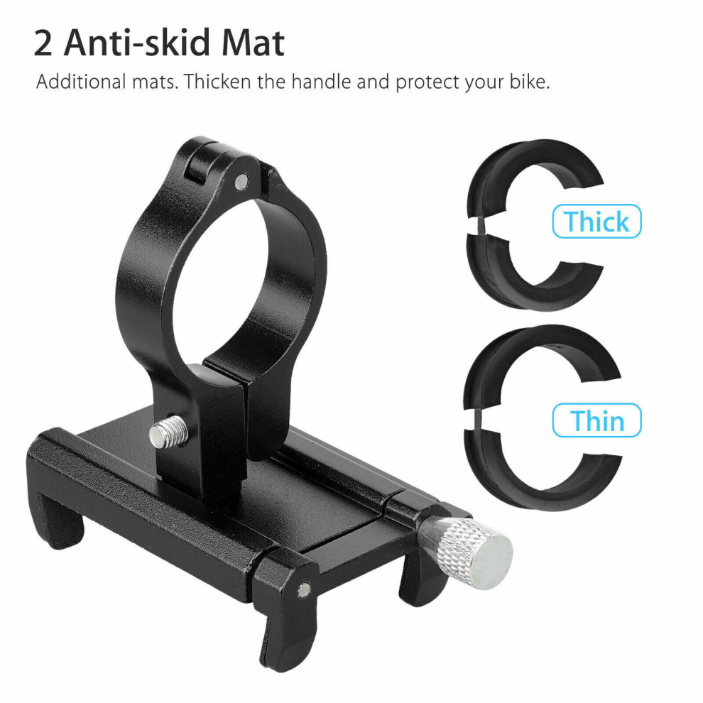Adjustable Length Phone Holder, Shock Absorption For 3.5-6.2 Inches Devices, Universal Compatibility With Non-Slip Four Claws Design, Anti-Rust 9173940445451