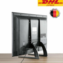 Supporto TV regolabile in altezza per schermi LED LCD da 37 a 65 pollici, design universale da tavolo con base in acciaio spessa e struttura di