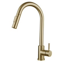 Efficient Solid Brass Kitchen Faucet, Magnetic Docking with Pull Down Hose, High Arc Spout for Large Cookware Clearance, Durable and Stylish for Your