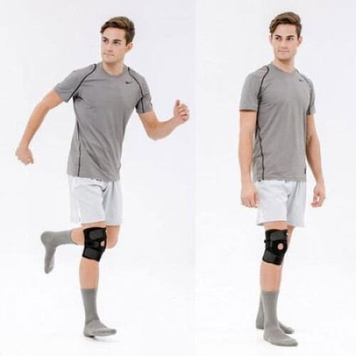 Compression for Knee Pain Relief, Easy On Off Closure Knee Sleeve with Adjustable Compression System, Universal 2
