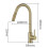 Efficient Solid Brass Kitchen Faucet, Magnetic Docking with Pull Down Hose, High Arc Spout for Large Cookware Clearance, Durable and Stylish for Your 5