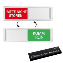 Semn magnetic glisant pentru ușă, imprimare serigrafică acrilică de înaltă calitate, proces UV pentru organizator de birou, instalare ușoară