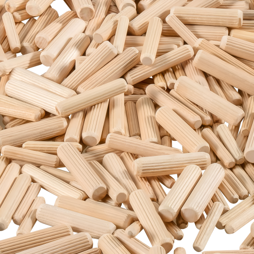 Dowel Pins, Chamfer Design for Superior Fastening and Diy Projects (150Pcs)