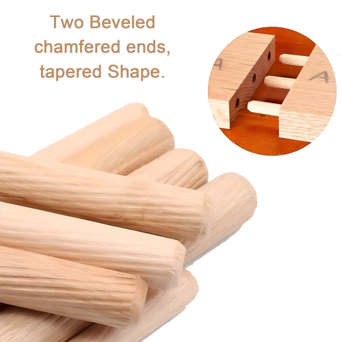 Dowel Pins, Chamfer Design for Superior Fastening and Diy Projects (150Pcs) 1
