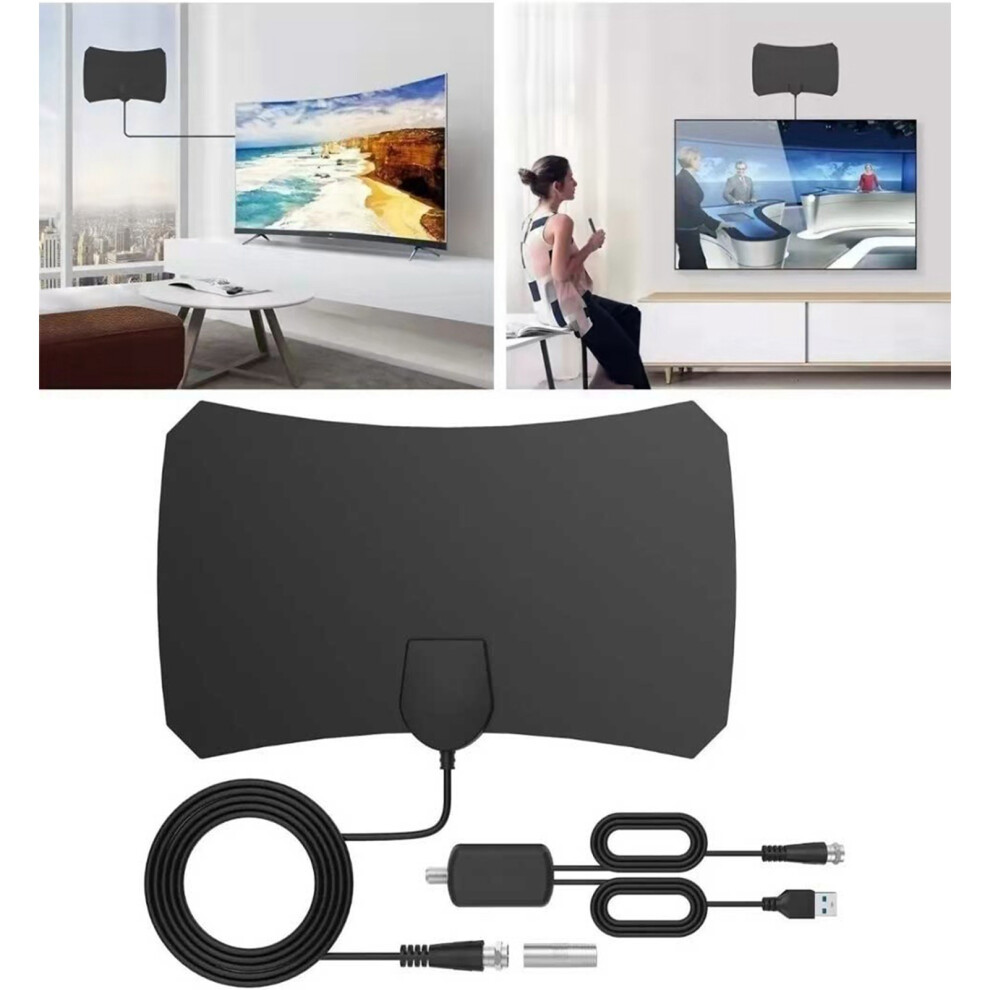 1080P Hd Digital Tv Antenna 80 Miles Range, 9.8Ft Coaxial 7891371308740