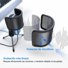 schermo antivento a 3 strati di alta qualità per registrazioni audio pulite