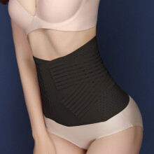 Black Breathable Postpartum Belly Girdle, Free Size, 94cm