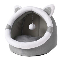 (As show, L) Indoor cat beds, machine washable cat beds, pet beds for indoor cats or dogs-135