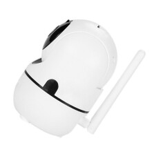 Telecamera di sorveglianza domestica 1080P con rotazione a 360, visione notturna, WiFi, supporto massimo 128GB