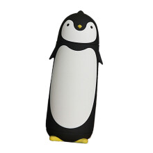 Penguin Design 300ml Insulated Water Bottle, 7.4cm, Black