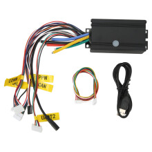 Elektromos sebességszabályozó, Bluetooth modul, alumínium ötvözet héj, szikramentesítő kapcsoló, kettős modulvezérlés, kefe nélküli