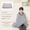 (Shawl blanket without power bank) Electric shawl three-way warming blanket 2