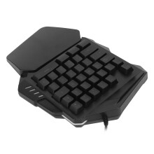 Einhandige 35-Tasten RGB Mini-Tastatur, roter Schalter