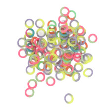 500 pezzi di elastici ortodontici dentali 4,7 mm, leggeri, colori assortiti
