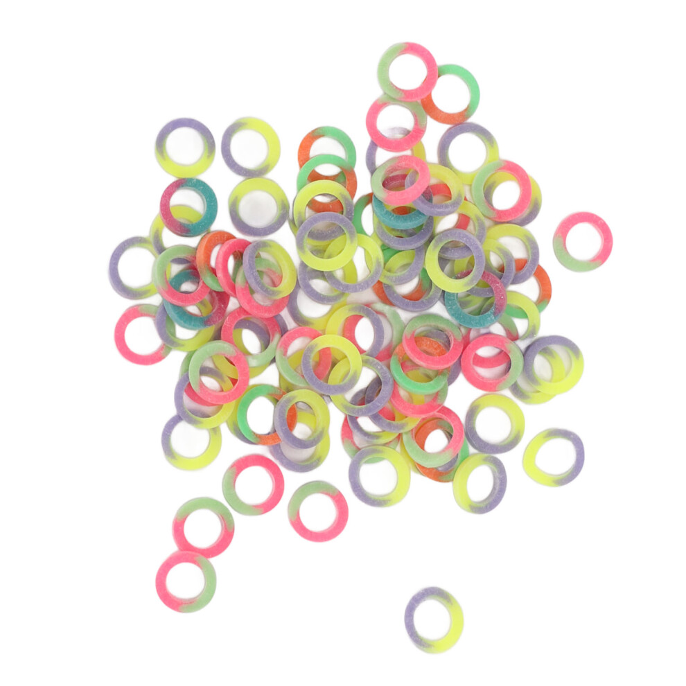 Light 500Pcs Orthodontic Rubber Bands 4.7Mm Traction Elastic Mixed Colors