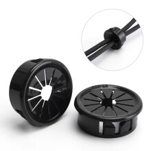 100Pcs Petal Shaped Cable Grommets 30mm Hole Cover Insulation Wire Protector