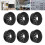 100Pcs Petal Shaped Cable Grommets 30mm Hole Cover Insulation Wire Protector 16
