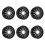 100Pcs Petal Shaped Cable Grommets 30mm Hole Cover Insulation Wire Protector 15