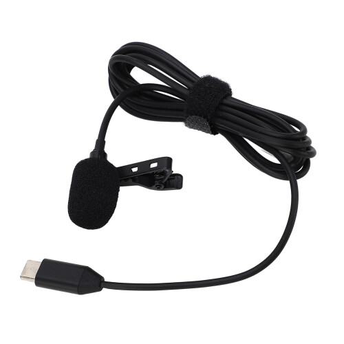 Wired Lavalier Lapel Microphone for Insta360 ONE R, Type C, 1.5m 1