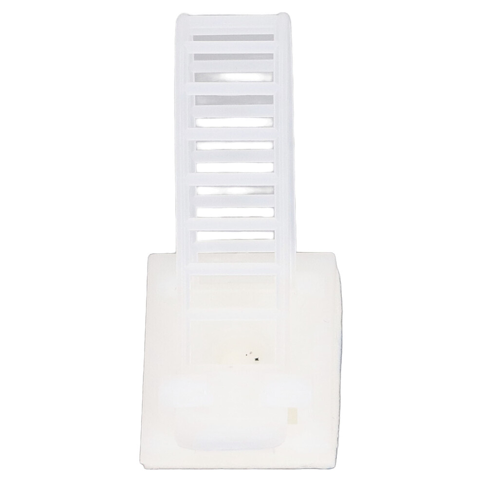 100Pcs Cable Clips Nylon Pa66 Adhesive Wire Organizer White 8321371318474