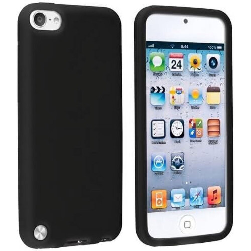 Θήκη Touch6Case/Touch5Case, [Μαύρη] Μαλακή θήκη από καουτσούκ TPU Gel με αντιολισθητική λεπτή