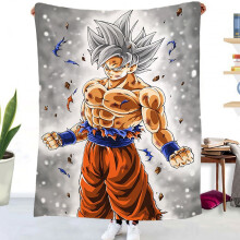 Flanelová deka Dragon Ball s motivem rozkládací pohovky, kreslená postavička, kancelář, obědová přestávka, klimatizace, deka pro