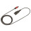 Cabo flexível CIYISON Tipo C para QD para fone de ouvido (desconexão rápida) 150 cm (59,06 polegadas) 3