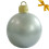 Bola de Natal inflável de 25 polegadas, decoração externa em PVC com luzes, controle remoto e bomba de ar, compatível com jardins, gramados e 5