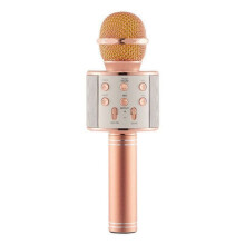 WS-858 Ασύρματο μικρόφωνο Bluetooth Φορητό μικρόφωνο καραόκε USB KTV Player Ηχείο Bluetooth