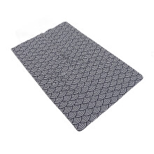 Copertura Ombra per Passeggino Nera Onde 73x103cm UV Antivento Cotone