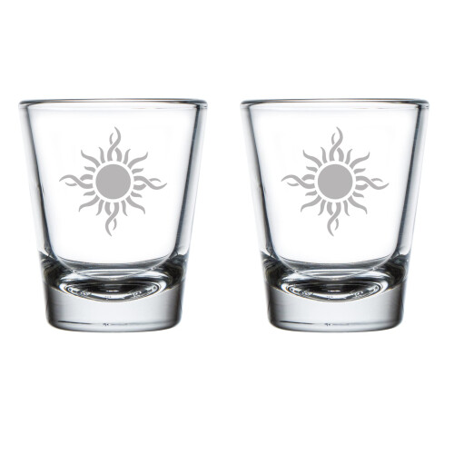Σετ 2 Σφηνοπότηρων 1,75oz Tribal Sun