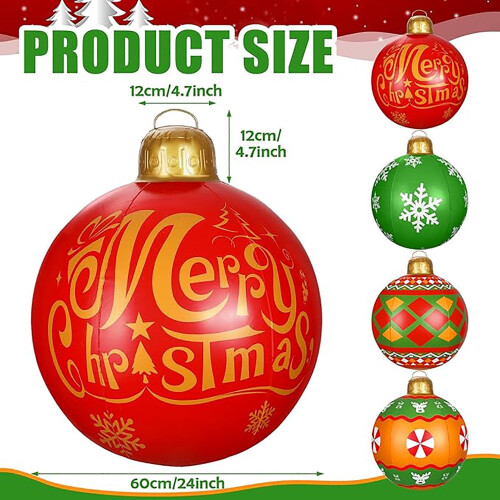 Weihnachtsdekorationsballon 60 cm DQ1 2